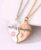 2Pcs/Set Mother Daughter Necklace Magnetic Split Heart Matching Pendant Necklaces Set for Women
