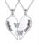 Mother & Daughter Matching Heart Butterfly Necklace