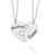 Ralukiia Mother and Son Heart Matching Necklace Set