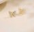 New Fashion Gold Plated 925 Silver Needle Hypoallergenic Ear Studs Women