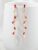 1 Pair Elegant Luxury Leaf, Star, Teardrop Chain Tassel Earrings