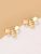 1pair Cute Interesting Stainless Steel Golden Plated Insect Bee Shaped Stud Earrings
