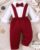 Baby Boy Bow Front Bodysuit & Overalls