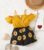 Baby Girl Sunflower Print Cold Shoulder Romper