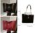 1pc Polyester Deer Decoration Large Capacity Zipper Closure Fashion Shoulder Tote Bag, Suitable For Women Daily Use