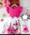 Flower Kids Dresses for Girls Wedding Birthday Party Dress Ruffles Sleeveless Elegant Princess Dress Children Casual Clothing