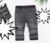 Toddler/Baby Boys Casual Soft Basic Distressed Black Denim Baggy Pants