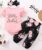 Baby Girls Cotton Short Sleeve Bodysuit Romper + Matching Floral Print Pants + Headband Baby