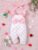 Kids Baby Girls’ Jumpsuit With Headband