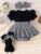 1pc Infant/Toddler Girls’ Cute Patchwork Long Sleeve Romper