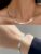 1-4pcs/Set Fashion Minimalist Stainless Steel Necklace & Bracelet Jewelry Set