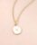 Gold Enamel Pendent Necklace Women’s Necklace