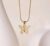 Women Trendy Butterfly Pendant Necklace Copper Zircon Necklace Gold Plated Jewelry Necklace