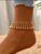 Long Tassel Pendant Chain Anklet Vintage Style Elegant Ankle Bracelet 1pc (Diwali pieces)