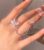 Spring Fashion Butterfly Geometric Minimalist Metal Silver Midi Rings For Women (Diwali pieces)