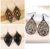 3 Piece Elegant Black Wooden Earrings ($85 each)