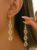 1 Pair Retro Spiral Swirl Dangle Earrings for Women