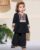 Young Girl Knitted Plain Patchwork Floral Tassel Loose Casual T-Shirt And Knitted Plain Loose Casual Long Pants Two-Piece Set(Diwali pieces)