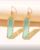Rectangular acrylic earrings