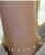 Rhinestone Charm Geometric Anklet (Diwali pieces)