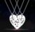 Cartoon Heart Magnetic Pendant Stainless Steel Family Necklace Three-Piece Set Love Necklace