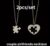 Creative Necklace Neck Chain Trendy Collar Couple Necklace Puzzle Heart Necklace for Women Men Best Friends