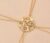 4pcs Rhinestone Decor Star Detail Pendant Necklace