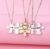 3-piece necklace set made of zinc alloy in a cute puzzle shape for girls
