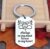 Customizable Father’s Memorial Keychain with Customized Backside – Made of Stainless Steel