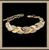 Gold Leaf Bracelet Fashion Wedding Jewelry Women’s Diamond Bracelet