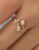 Cubic Zirconia Cuff Ring
